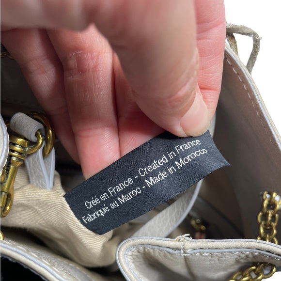 Jerome Dreyfuss | Gary Bucket Bag in Gray Nubuck Leather/Gold - Picture 10 of 13